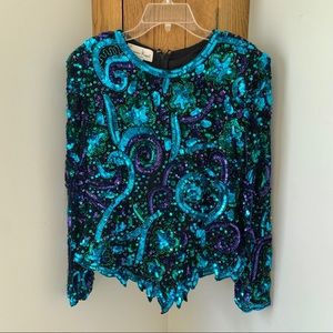 Gorgeous Vintage Beaded Top